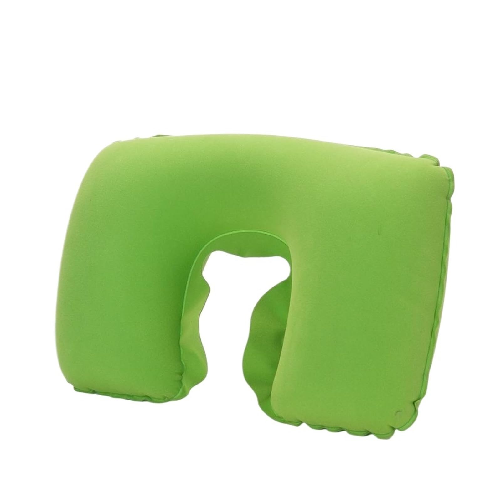 YShiuoL Neck Pillow Neck Pillow Flocking Plush Fabric Cover Inflatable Outdoor Travel Cushion U-Shaped Accessories Nap(Square-green)