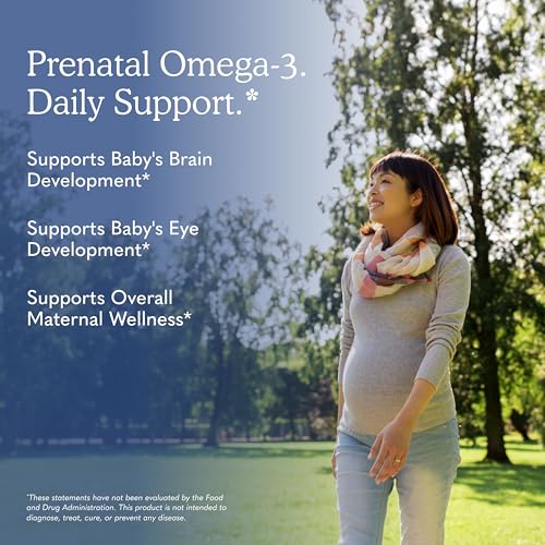 Image of Garden of Life Minami Prenatal Omega-3 DHA Fish Oil Supplement with 480mg DHA & 104mg EPA - Prenatal Omega 3 Fish Oil for Pregnancy & Breastfeeding, Non-GMO, Lemon Flavored, 60 Softgels