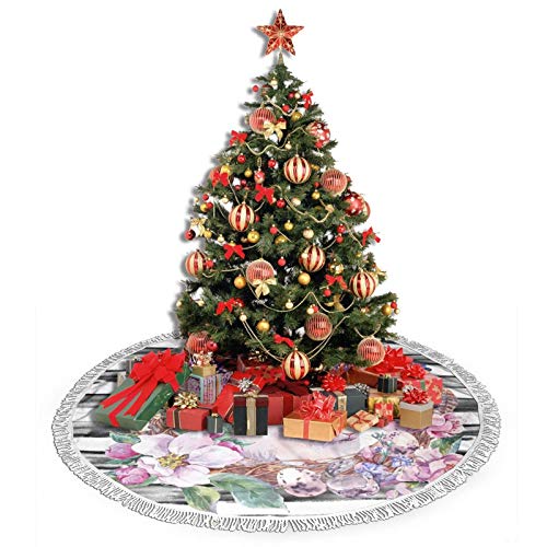 image for YouQu Easter Bunny Eggs Spring Floral Butterfly Easter Holiday Tree Sk