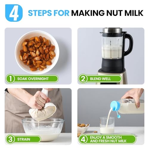 2 Pack 32 OZ Glass Milk Bottles with Lids & Bags - Price Drop - Image 5