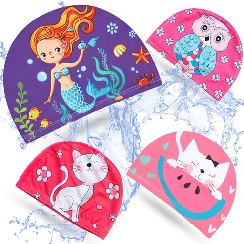 Gorros de Natación Niña Marca NAPROS