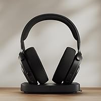 Vista 5 de Fractal Design Scape Dark - Auriculares inalámbricos para juegos de PC - Micrófono abatible para silenciar con cancelación de ruido - Duración