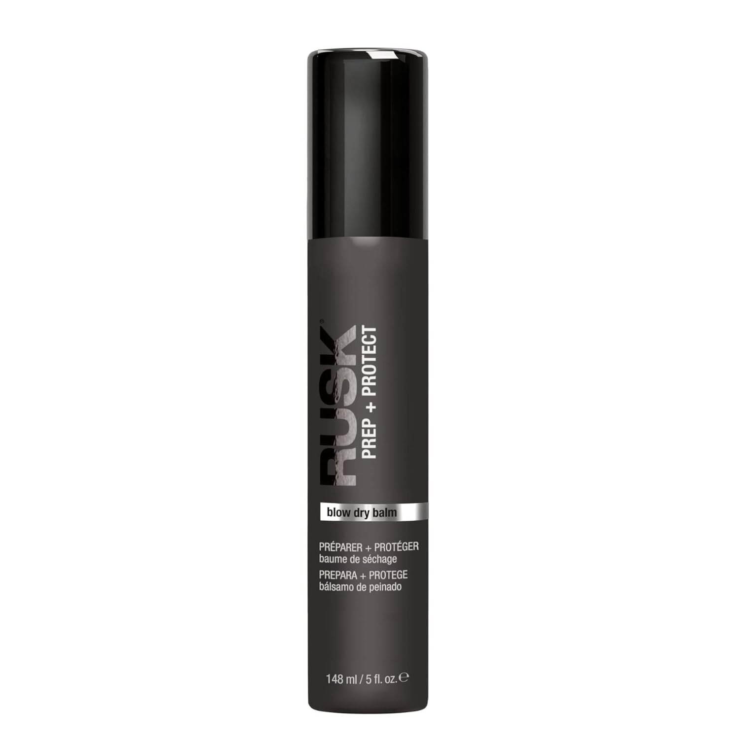RUSK Blow Dry Balm, Prep + Protect, Smooth and Silken, Heat Protection, 5 oz