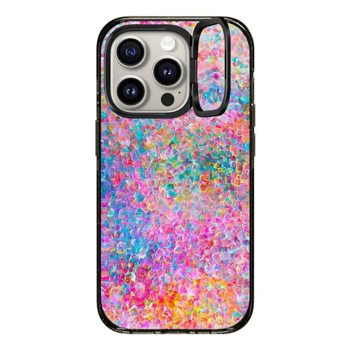 Funda iPhone 15 Pro antigolpes con soporte anillo trasero imán MagSafe Ingrid Ching