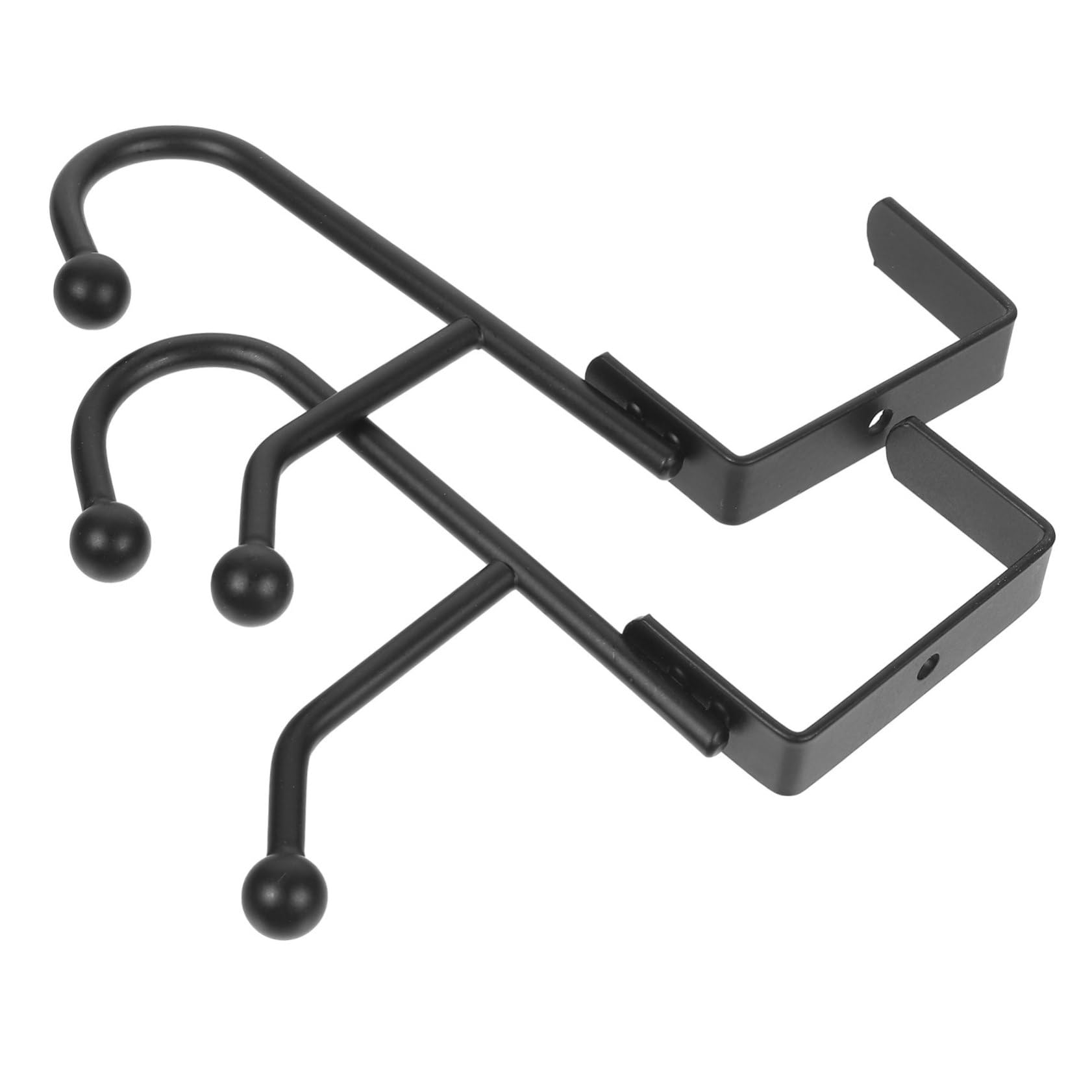 PRETYZOOM Modern Over Door Hooks 2pcs Door Coat Hanger Hanger Hook Robe No Drill Stable