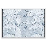 SIGNWIN Framed Canvas Wall Art Floral Pattern Canvas Prints Home Artwork Decoration for Living Room,Bedroom - 16x24 inches