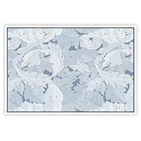 SIGNWIN Framed Canvas Wall Art Floral Pattern Canvas...