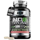 NO2 Xtreme – High Strength 5,070mg Nitric Oxide Supplements for Men & Women – Nitric Oxide Booster Pre Workout Tablets with L Arginine (120 Vegetarian Capsules)