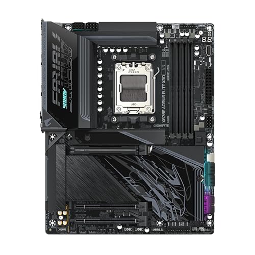 Image of GIGABYTE X870E AORUS Elite X3D AMD AM5 LGA 1718 ATX Motherboard, Supports AMD Ryzen 9000 /8000 /7000 Series Processors, DDR5, 16+2+2 Power Phase, 4X M.2, PCIe 5.0, WiFi 7, 5 GbE, 5-Year Warranty