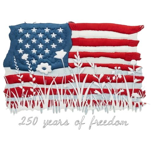 Image of 2-Piece Cute Patriotic 1776-2026 Car Decal | Aesthetic vinyl stickers for car windows, laptops and tumblers; 1776-2026 commemorative design