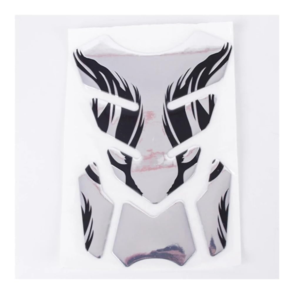 Motorbike Fuel Tank Sticker Universal Motorcycle Gas Fuel Tank Pad Sticker Decals Fishbone Oil Protector Cover Decoration for for