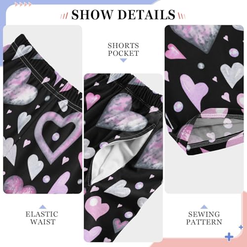 Fall in Love Boys Long Pants Soft Trousers Elastic Waist Kids Lounge Bottoms with Pockets S-XL4