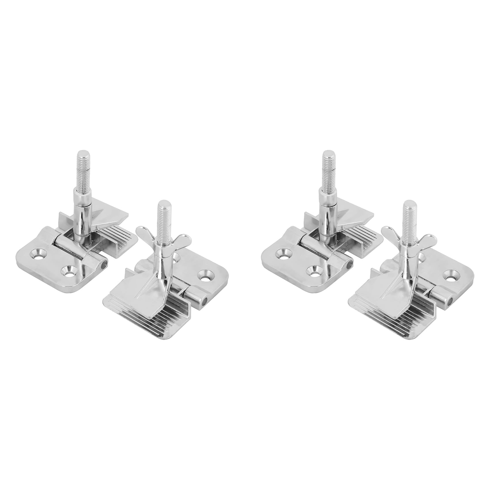 Jnchdghwa Silver 4Pcs Silk Screen Printing Metal Butterfly Frame Hinge Clamp Diy Hobby Tool