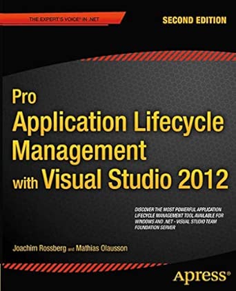 Pro Application Lifecycle Management with Visual Studio 201 2nd Edition book cover