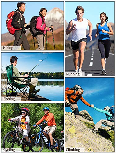 image for SATINIOR 4 Pieces Ear Loops Face Cover Cooling Neck Gaiter Scarf Face 