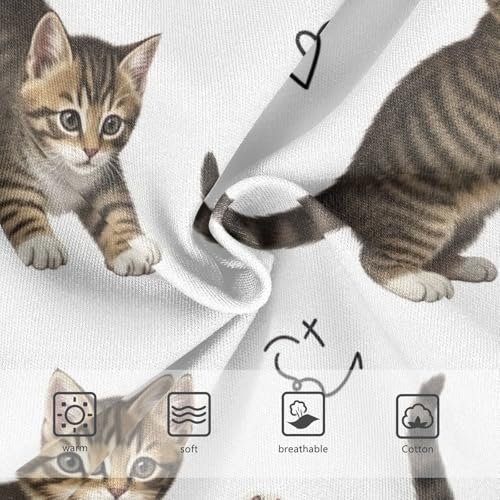 Cute Kittens Toddler Underwear, Girls Underwear Cotton, 2T–8 Years3