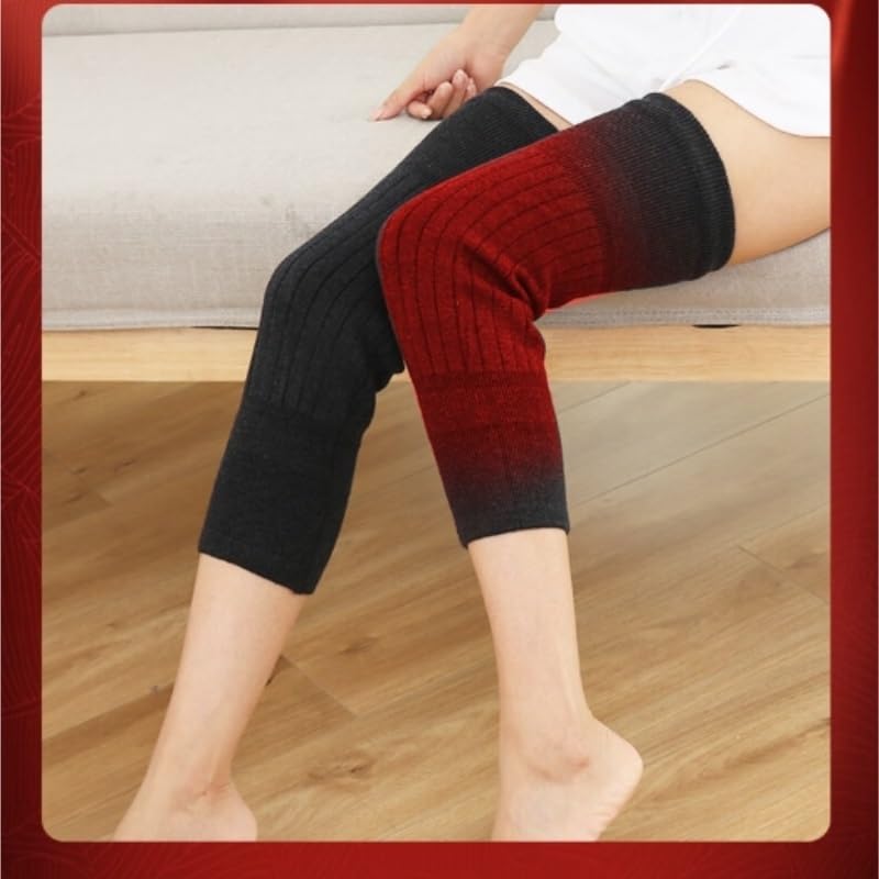 Velvet Knee Pads Warm Heating Cold Middle-aged and Elderly Joint Protection