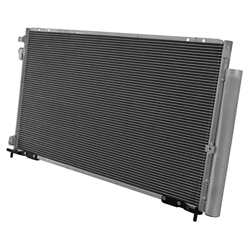 Image of TRQ A /C Condenser and Receiver Drier Assembly for 2 Door Coupe with 1.8L Engine Compatible with 2006-2011 Honda Civic Coupe 1.8L