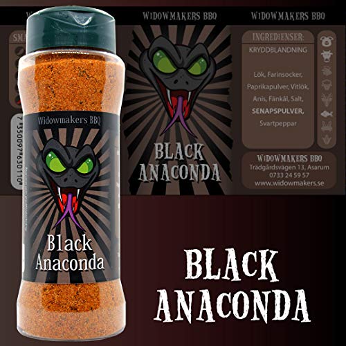 Black Anaconda - All Purpose BBQ Rub - 100% natuurlijke ingrediënten, marinade voor vlees, gemengde kruiden voor… - Afbeelding 3