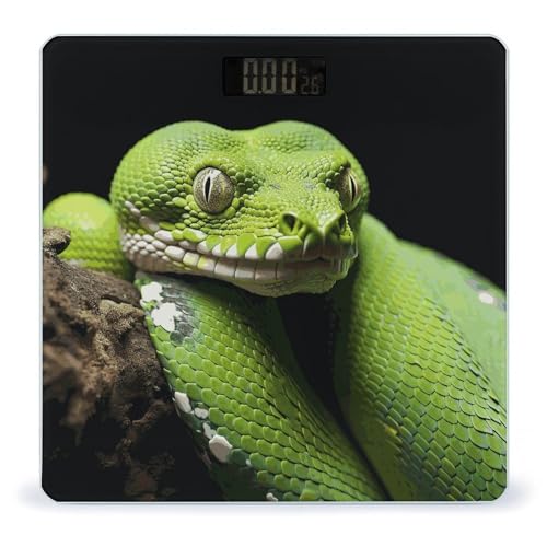 Báscula digital de baño JTREHY de vidrio templado miniatura 1