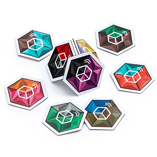Utopiaplus Crystal Cube NTAG 215 NFC Tags with Tough 3M Sticker ▼Works On Metal Surfaces ▼Amiibo Compatible ▼9 Dual Color Themes ▼Supreme NFC Tags Experience