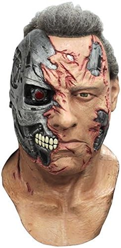 Partypackage Ltd T-800 Mask Terminator 90s Sci-fi Robot 90s Brit Pop Retro