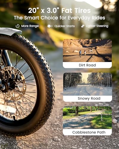 MOONCOOL Electric Trike for Adults, 500W/750W 48V Electric