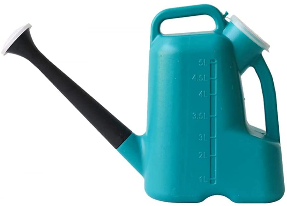 Arrosoir de jardin, pulvérisateur de fleurs, outils de jardin pour plantes d'intérieur et d'intérieur, fleurs de jardin, bleu, 5 litres