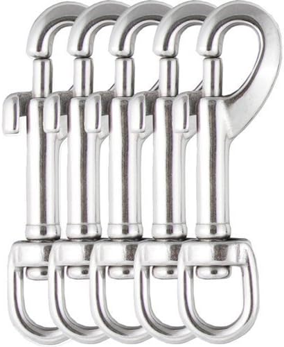Dive RiteStainless Steel Small Swivel Bolt Snap - 5-Pack