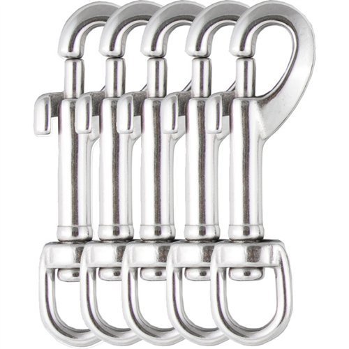 Dive RiteStainless Steel Small Swivel Bolt Snap - 5-Pack