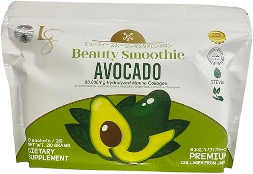 10 Sachets Luxe Beauty by Anna Magkawas Avocado Beauty Smoothie