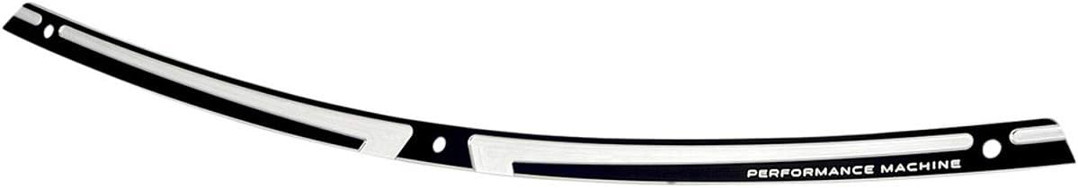 Performance Machine Windscreen Trim - Scallop (Scallop) (Contrast Cut) Compatible with 06-13 Harley FLHX2