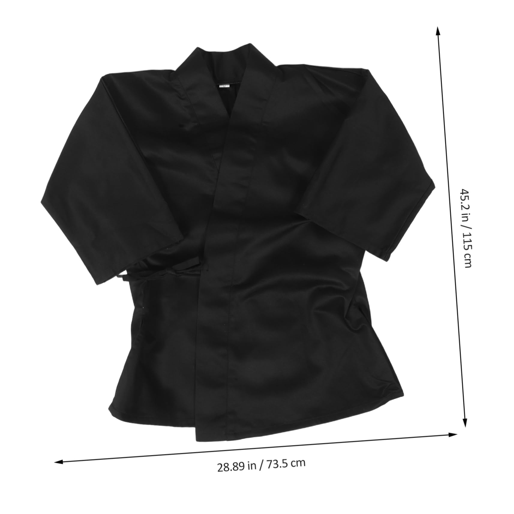 Ropa de Trabajo de Chef Japonesa Estilo Kimono Chaqueta de Chef de Sushi Transpirable Uniforme Japonés para Restaurante para Cocineros y Servicio Restaurante