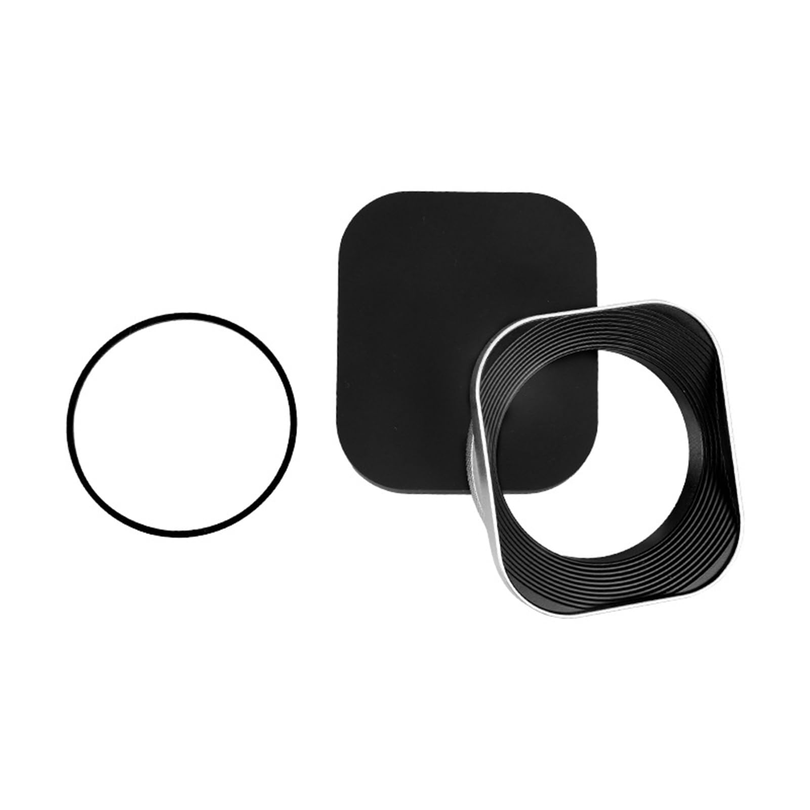 Set di paraluce in alluminio per fotocamere, adatto per obiettivi 37/39/40,5/46/43/49 mm