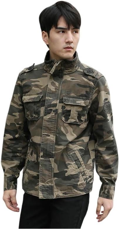 Men’s Autumn Workwear Camo Jacket Thick Casual Outerwear - Image 2