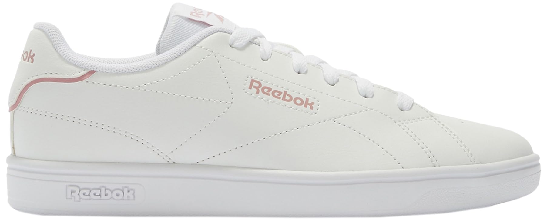 Reebok Women's Court Clean Trainers, Ftwrwhite DustyRose Frostedberry, 5 UK