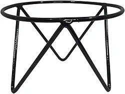 Alpe & Aritana Suporte para Vaso de Planta, Ferro, Preto, 20cm