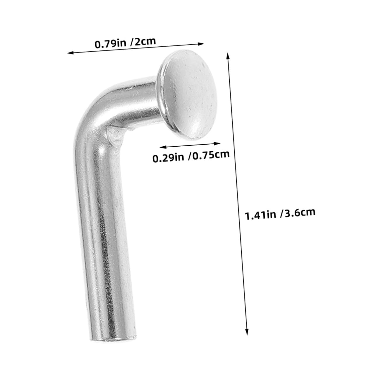 IMIKEYA Clip di Sicurezza per Scaffalature Pallet 50 Pezzi in Metallo Perno di Blocco a Testa Piatta e Design Flessibile per Magazzini e Depositi