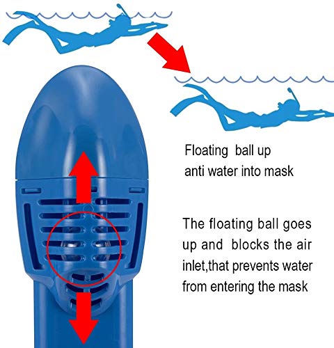 image for QingSong Kids Snorkel Mask Full Face, Snorkeling Set with Camera Mount