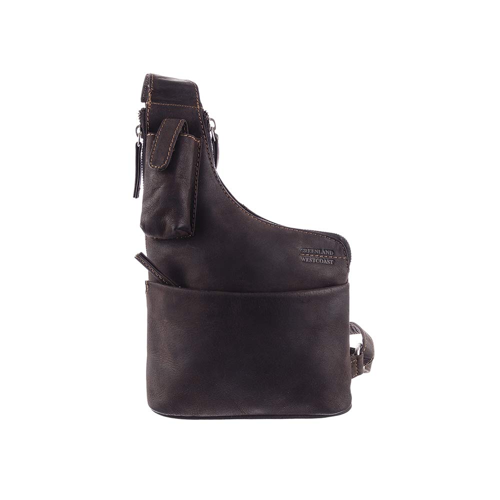 Greenland Westcoast Bolso Bandolera Piel 34 Cm