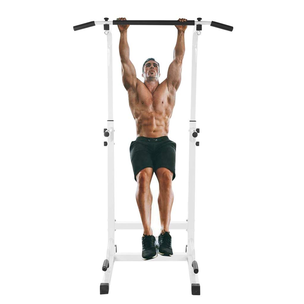 Home Gym Equipment Adjustable Simple Smith Machine Free Standing Dip Station Weightlifting Power