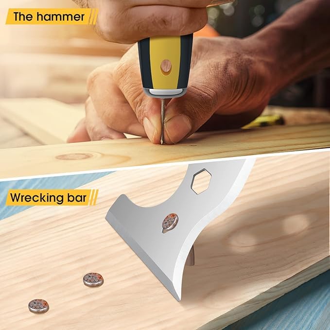 WINICE Scraper Tool, Stainless Steel 13-in-1 Painters Tool, Putty Scraper Professional Quality, Straight Scraper - Image 3