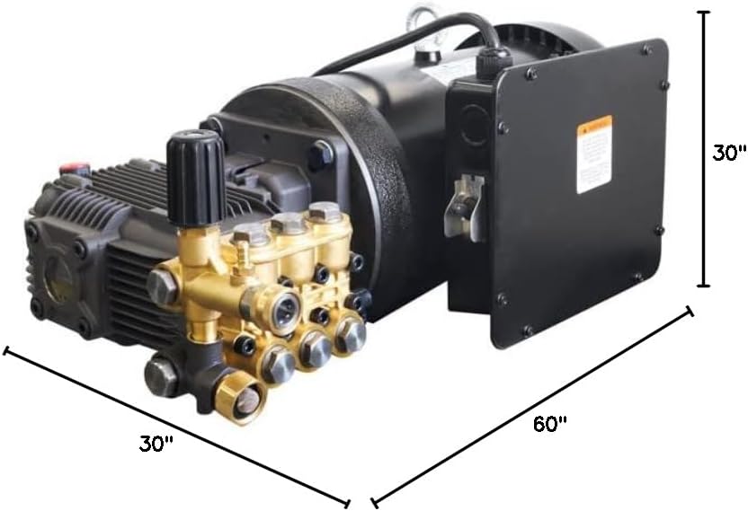 Canpump Electric Pressure Washer: 7.5 hp Motor 230 V, Canpump CE 2542 E Triplex Pump