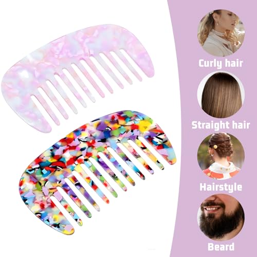 Peines de viaje mini pack de 2 para mujeres miniatura 5