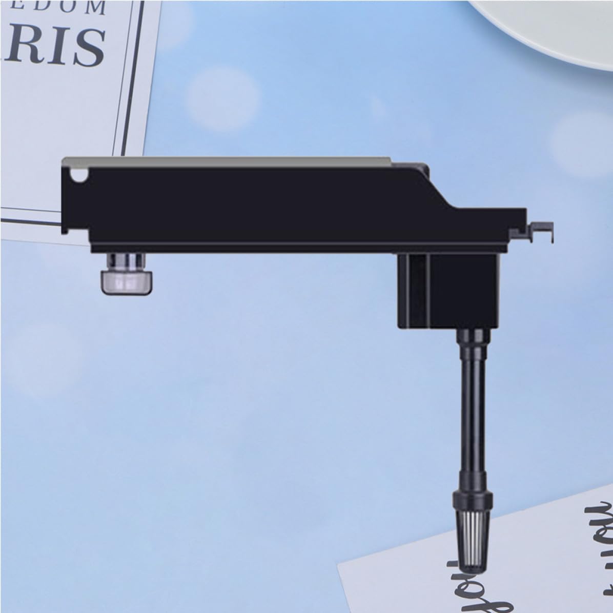 Zerodeko Pompe à Eau Submersible pour Aquarium Filtre Grosse Capacité 500l/h, Conception Réglable en Abs Noir pour Aquarium Ouvert de 43,5-52cm Couleur Aléatoire