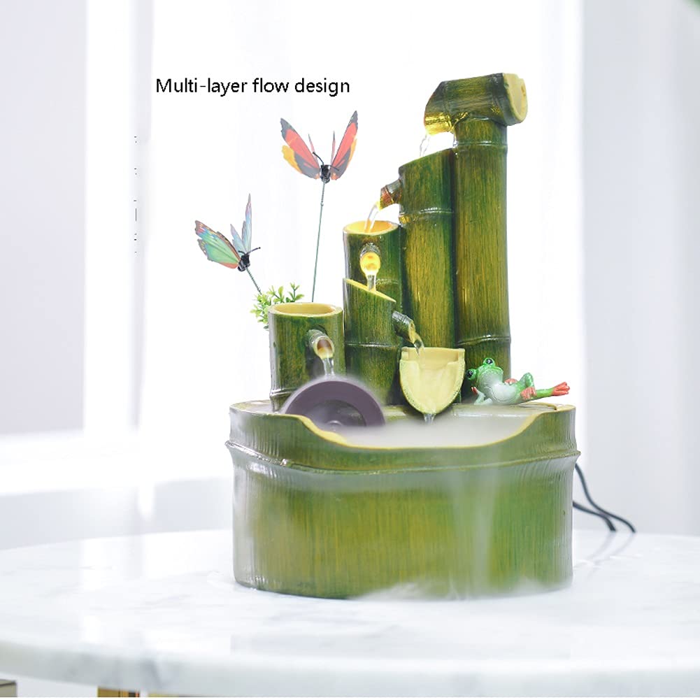 室内水飲み場卓上噴水滝霧化する水飲み場家庭用寝室机装飾用 (スタイル1) 噴水 卓上噴水 屋内 セラミック 霧化 卓上噴水 オフィス デスク 装飾