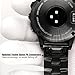 Abanen Titanium Watch Band for Garmin Fenix 8 47mm/epix Pro 47mm, Quick Fit 22mm Titanium Metal Wristband with Stainless Steel Buckle for Fenix 7/6/5,Approach S62 (Black)