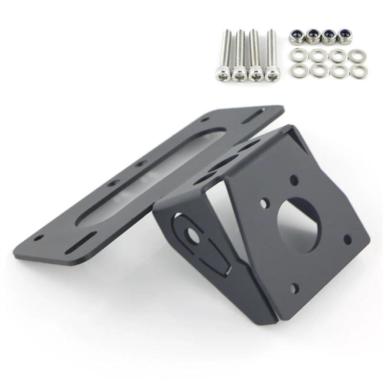 Portatarga Posteriore Per Moto Kawasaki Ninja 500 E Z500 2024-2025 Con Luce LED - Supporto In Alluminio Anodizzato CNC