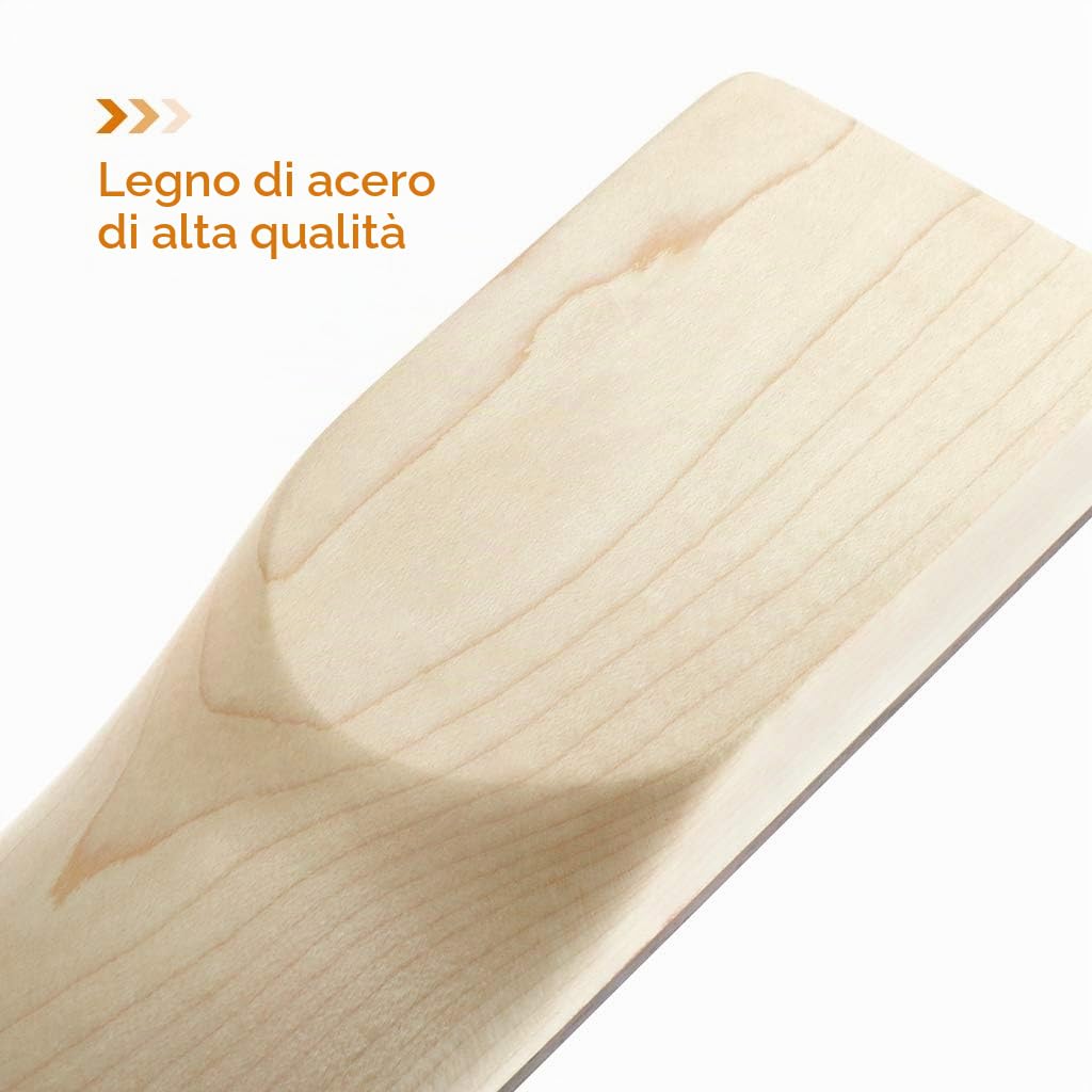 Alnicov Manico per chitarra elettrica per chitarre Gibson LP,per progetti fai da te,manico di ricambio a 22 tasti in mogano,tastiera in acero con intarsi bianchi trapezoidali a punti,colore naturale