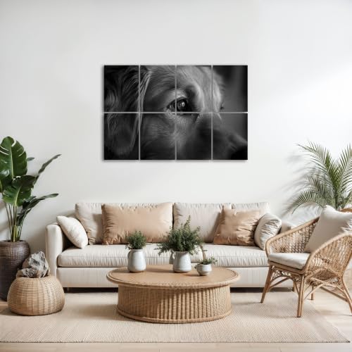 Set de 8 paneles acústicos artísticos decorativos autoadhesivos LAMOONHOME, 48"x72" hechos de poliéster para estudio y hogar miniatura 5